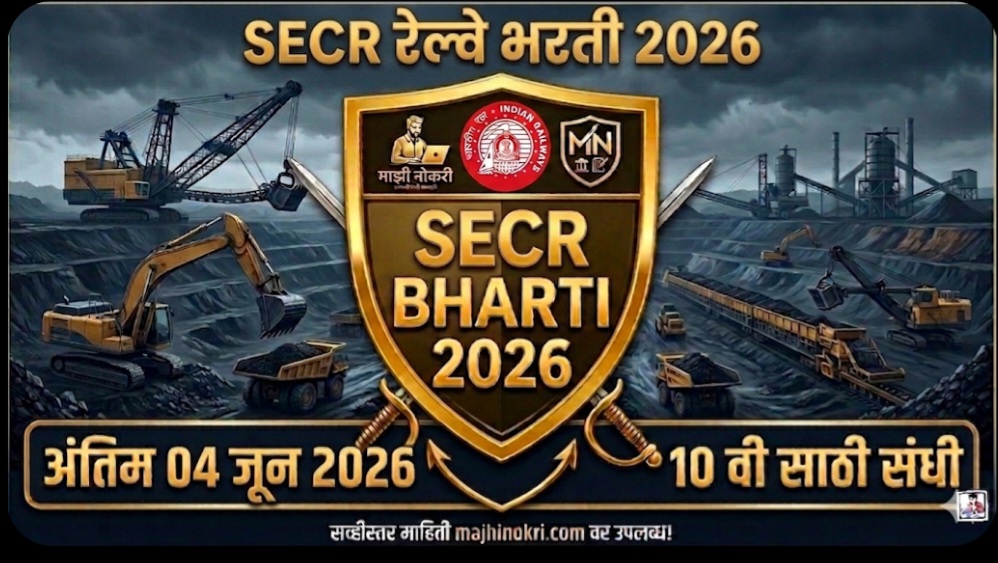 SECR Bharti 2026 Official Notification for 1644 Apprentice Posts on Majhi Nokri
